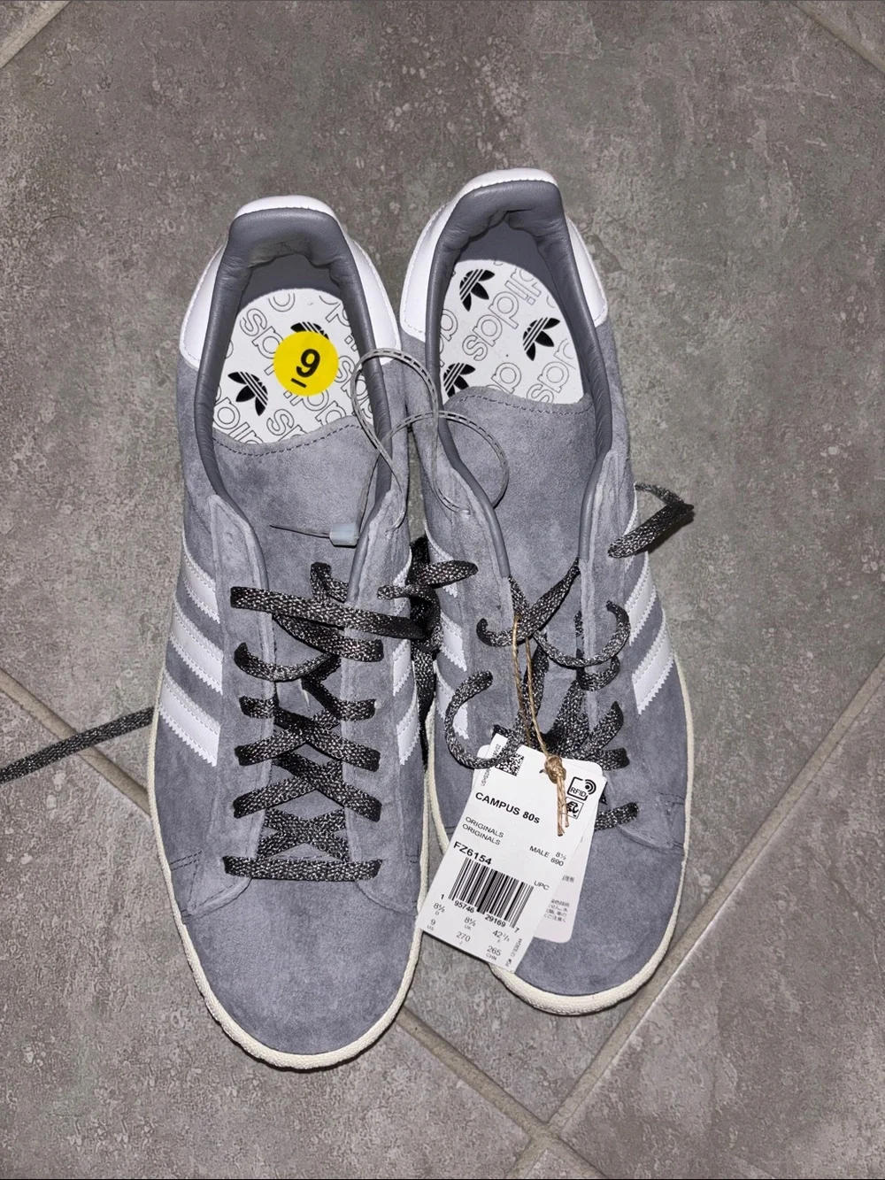 adidas Gray Men's Campus 80s Sneakers